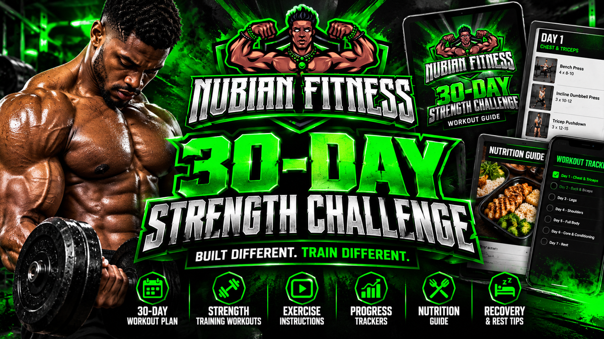 Nubian Fitness 30-Day Strength Challenge