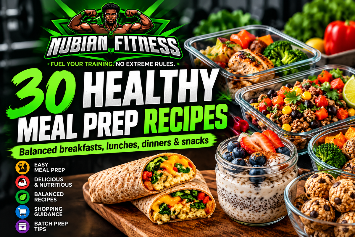 30 Day Meal Prep Recipe Book